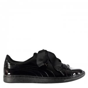 Image of Puma Vikky Ribbon Ladies Trainers - Black