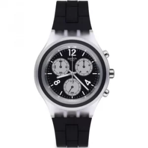 Image of Unisex Swatch Eleblack Chronograph Watch