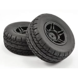 Image of Fastrax 1:10 SC Eagle Mounted 5-Spoke Black