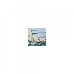 Image of Denby Gone Sailing Coasters Set of 6