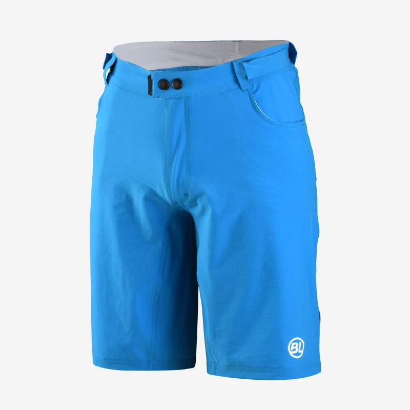 Image of Bicycle Line Mens Ostiglia Baggy Knee Length MTB Shorts Light Blue male Small