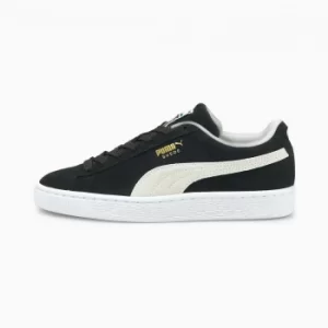 Image of PUMA Suede Classic Xxi Youth Trainers, Black/White, size 3.5, Shoes