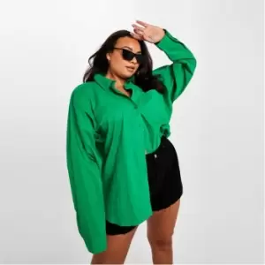 Image of I Saw It First Ultimate Oversized Dad Shirt - Green