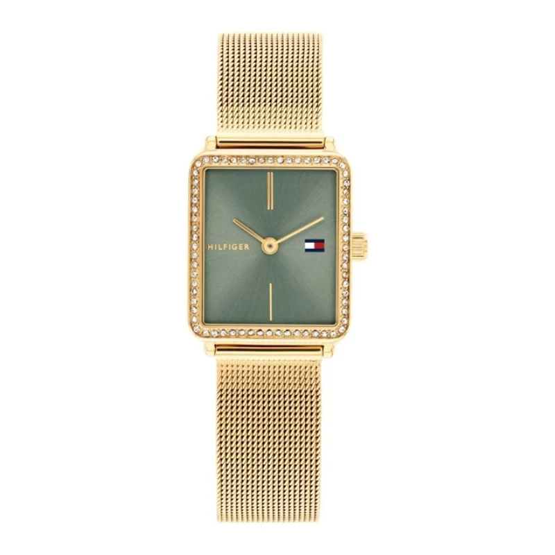 Image of Tommy Hilfiger 1782791 Gold Tone Mesh Bracelet Watch - W95369