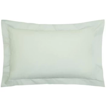 Image of Bedeck of Belfast Bedeck of Belfast 200TC Pima Plain Dye Oxford Pillowcase - SAGE