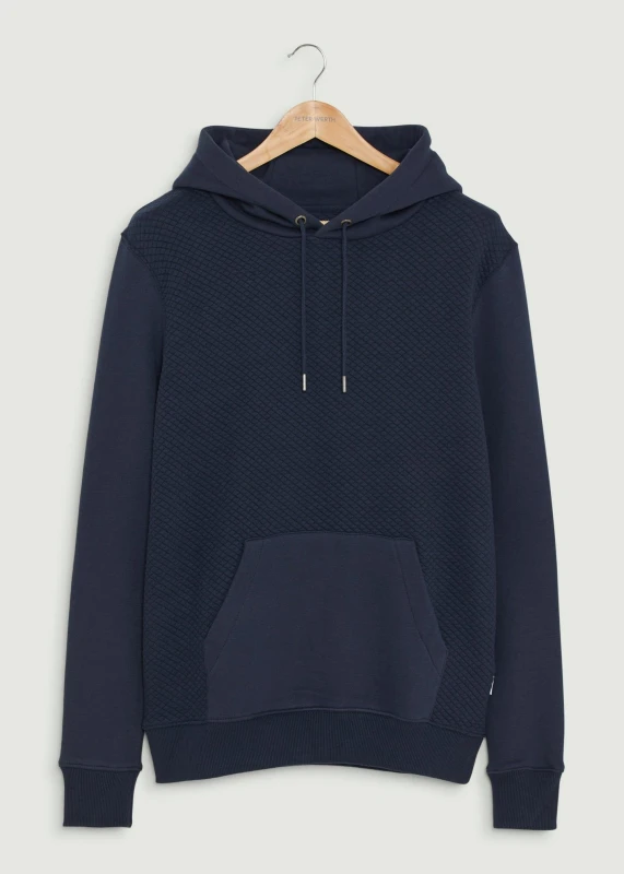 Image of Peter Werth Mens Hampshire OH Hoody in Dark Navy Size: XL Dark Navy Male XL