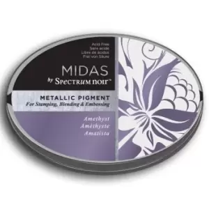 Image of Midas by Spectrum Noir Metallic Pigment Inkpad - Amethyst