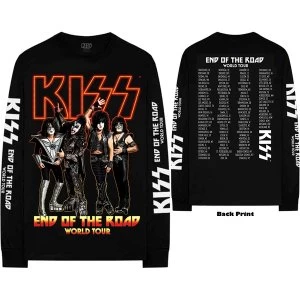 Image of KISS - End Of The Road Tour Unisex Medium T-Shirt - Black