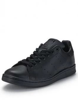 Image of adidas Originals Stan Smith Mens Trainers, Black, Size 7, Men
