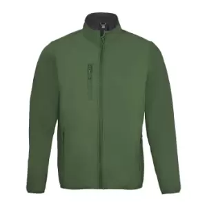 Image of SOLS Mens Radian Soft Shell Jacket (S) (Forest Green)