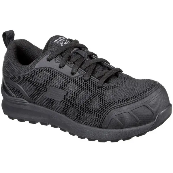Image of Skechers Bulklin Ayak Womens Safety Shoes 32307-55342-04 Colour: Black