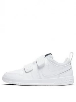 Image of Nike Childrens Pico 5 Trainers - White/White, Size 2