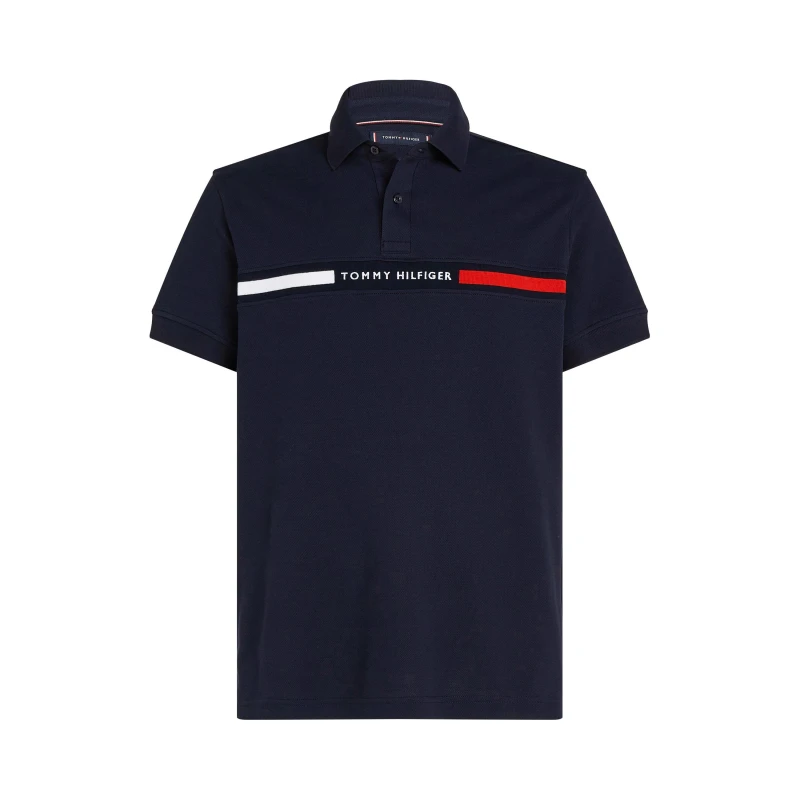 Image of Tommy Hilfiger Short-sleeved polo shirt Desert Sky male S