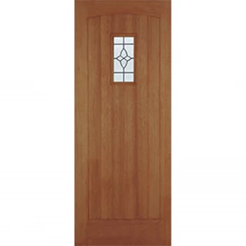 Image of Cottage External Glazed Unfinished Hardwood 1 Lite Door - 762 x 1981mm