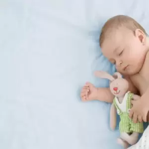 Image of Bedside Crib Fitted Sheets Compatible With Snuzpod 100 % Cotton - Pack Of 4 - Blue