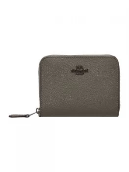 Image of Coach small zip around purse Dark Grey