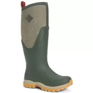 Image of Muck Boots Womens/Ladies Arctic Sport Tall Pill On Wellie Boots (5 UK) (Olive) - Olive