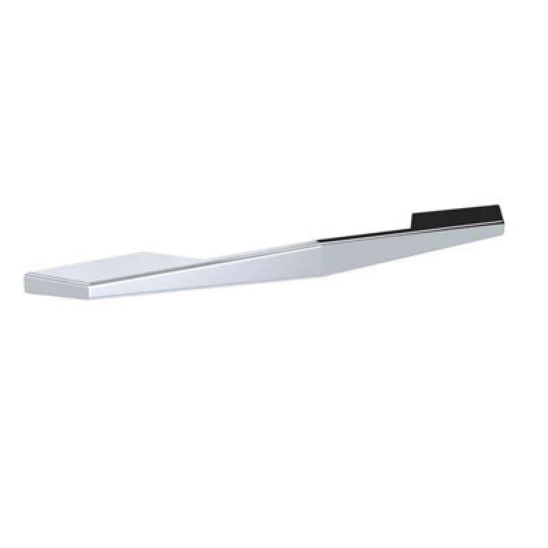 Image of Balterley Furniture Handle Angular D Shape Handle 180mm 160mm Centres Chrome Silver