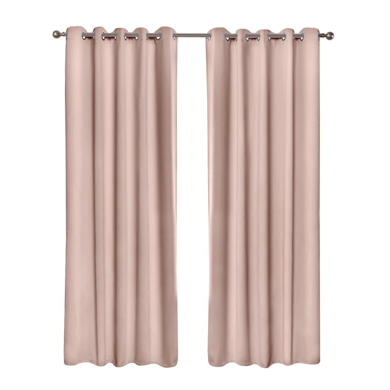 Image of Emma Barclay Thermal Blackout Curtains Eyelet Cali Blush Pink unisex 229x274cm