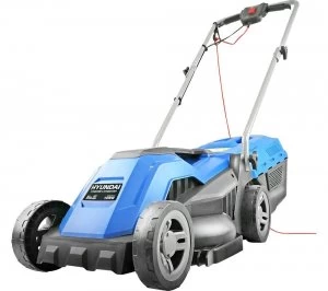 Image of Hyundai HYM3300E 1200W Corded Electric Mulching Roller Lawnmower