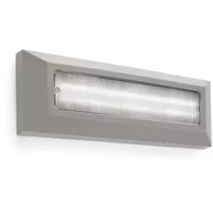 Image of Leds-C4 Kossel - Outdoor LED Wall Surface Mounted Light Grey 8cm 440lm 4000K IP65