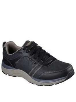 Image of Skechers Sentinal Lunder Lace Up Shoes - Black