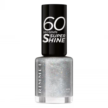 Image of Rimmel 60 Seconds Glitter Nail Polish Silver