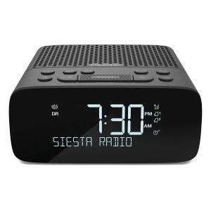Image of Siesta S2 Bedside DABFM Digital Alarm Clock Radio in Graphite
