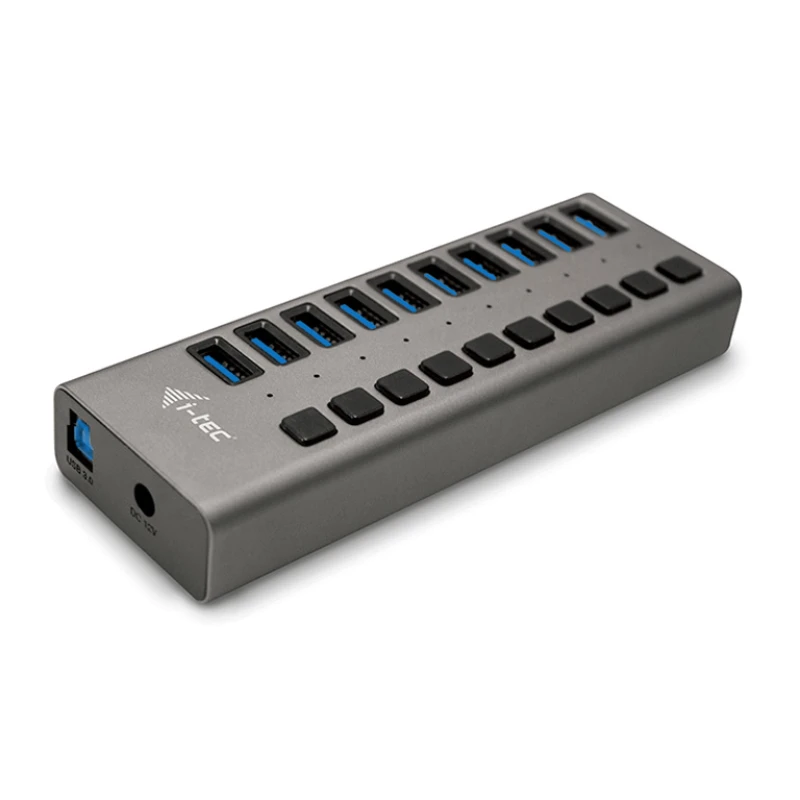 Image of i-tec USB 3.0 Charging HUB 10 port + Power Adapter 48 W