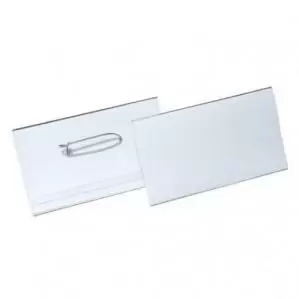 Image of Durable Name Badge with Pin 40 x 75mm