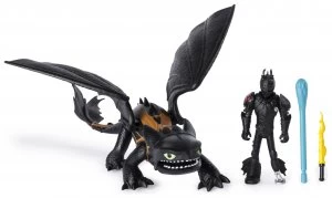 Image of DreamWorks Dragons 3 Viking Dragon Toothless Hiccup