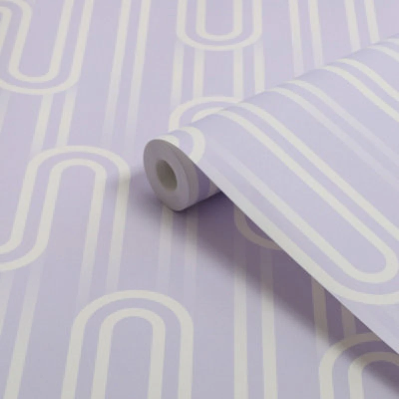 Image of Ups n Downs Wallpaper Purple