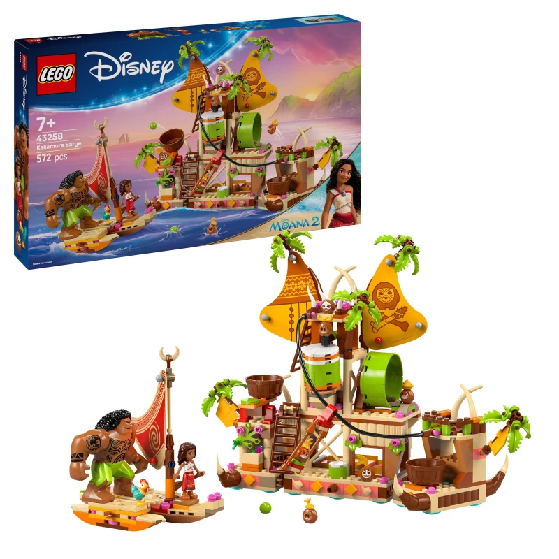 Image of LEGO Disney LEGO Disney Moana 2 Kakamora Barge, Toy - LEGO Disney Female TC69201