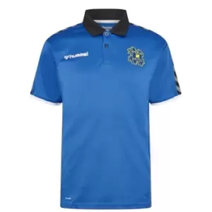 Image of Hummel Hashtag United Polo Shirt Mens - Blue