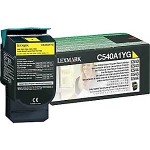 Image of Lexmark C540 Yellow Laser Toner Ink Cartridge