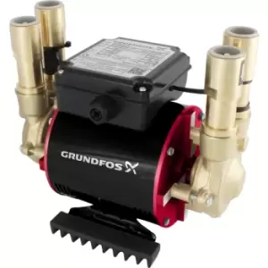 Image of Grundfos STP B Twin Amazon Shower Pump 3.0 bar in Black Brass
