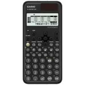 Image of Casio FX-991DE CW Engineering calculator Black Display (digits): 10 battery-powered, solar-powered (W x H x D) 77 x 10.7 x 162 mm