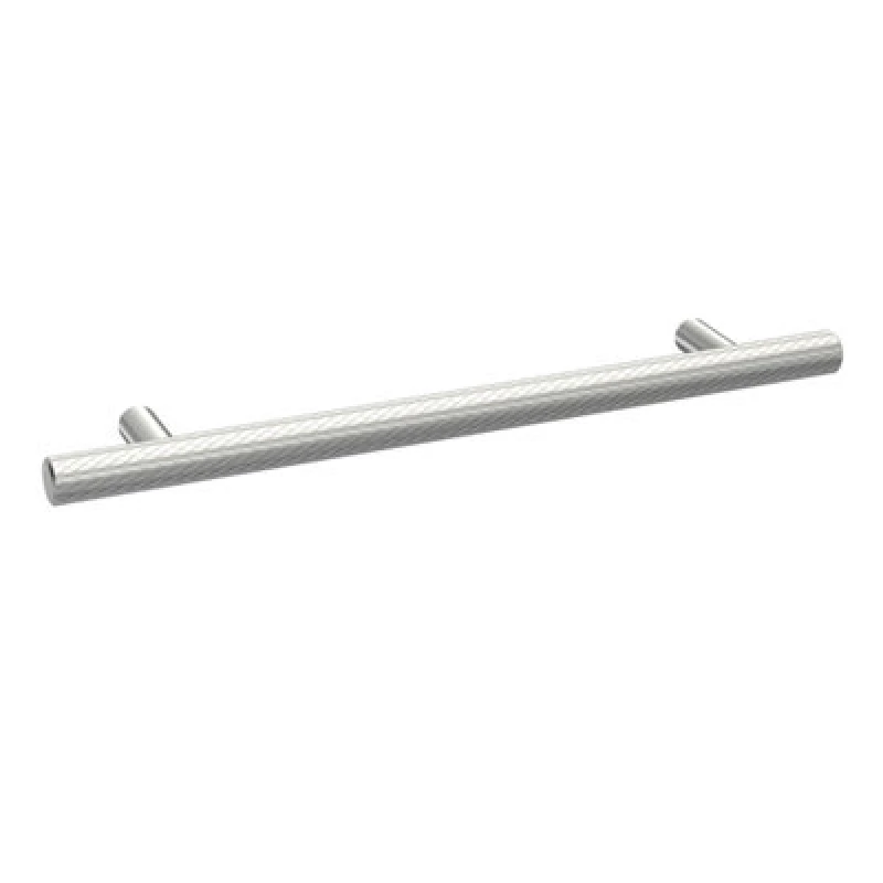 Image of Balterley Knurled Bar Furniture Handle 220mm 160mm CentresSatin Chrome Silver