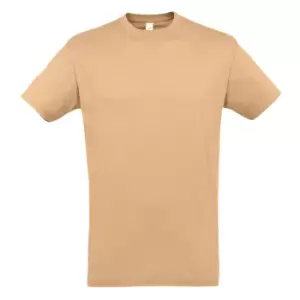 Image of SOLS Mens Regent Short Sleeve T-Shirt (XL) (Sand)