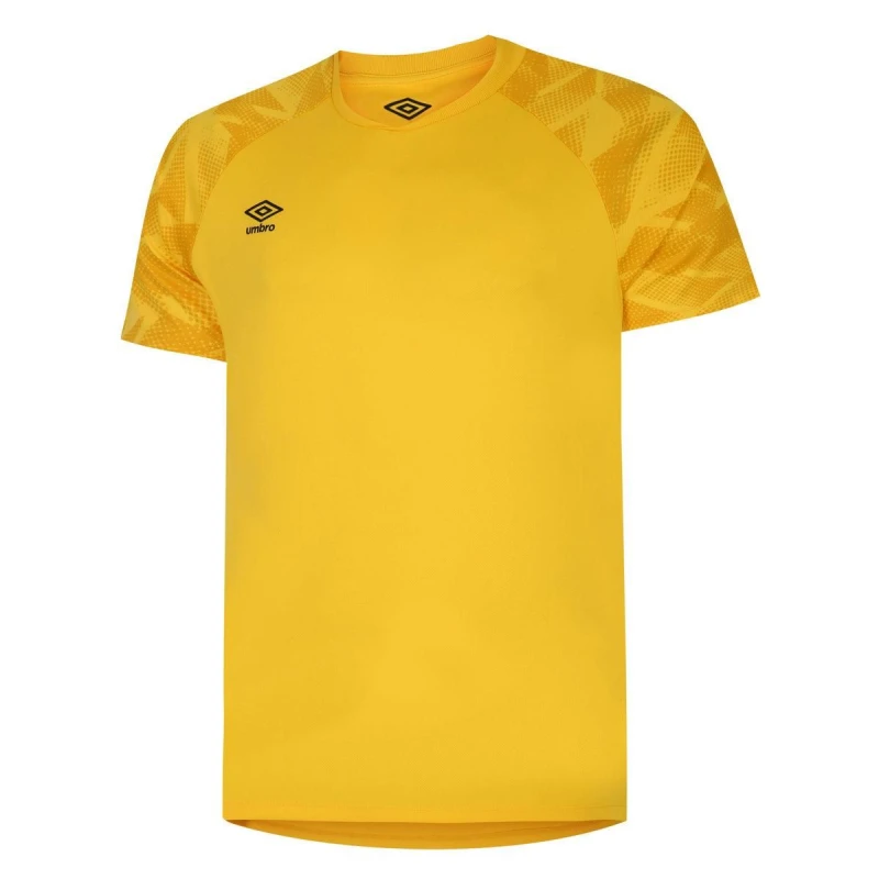 Image of Umbro Atlas Jersey in Yellow Size: 11-12 Years Yellow Unisex 11-12 Years