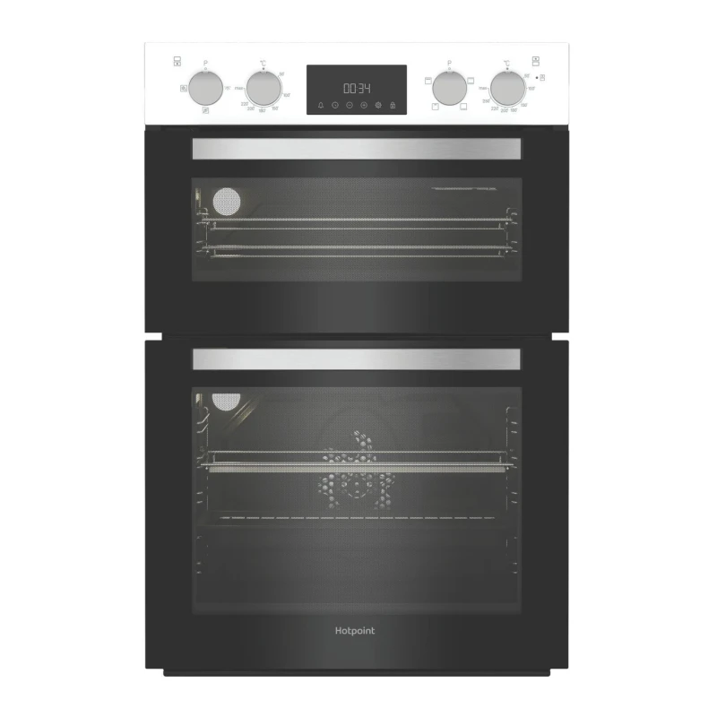 Image of Hotpoint DIH 10D W Electric Built-under Double Oven - White 5054645712519