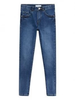 Image of Mango Girls Skinny Jeans - Mid Wash