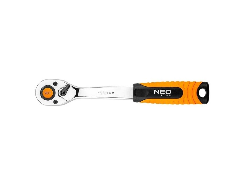 Image of NEO TOOLS 08-533 Reversible Ratchet Number of teeth (ratchet mechanism): 90, Length: 200mm, Chrome-Molybdenum Steel Chrome Vanadium Steel, Chrome-Moly