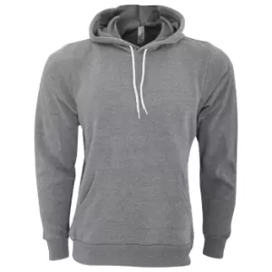 Image of Bella + Canvas Unisex Pullover Polycotton Fleece Hooded Sweatshirt / Hoodie (M) (Heather Grey)