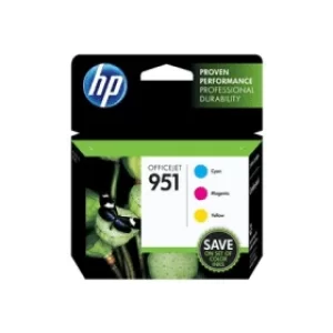 Image of HP 951 Tri Colour Ink Cartridge