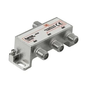 Image of Hama Broadband Cable Splitter, 3-way, fully shielded