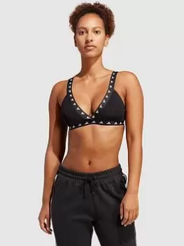 Image of adidas Womens Every Day Bra - Light Support - Black, Size XS, Women