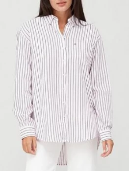 Image of Tommy Jeans Multistripe Shirt - Pink