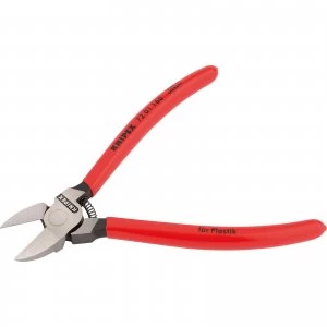 Image of Knipex Diagonal Side Cutters for Plastics and Lead Only 160mm