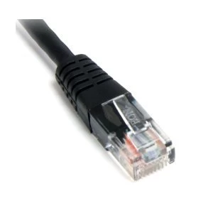 Image of 10ft Black Molded Cat5e UTP Patch Cable